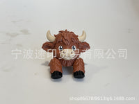 Highland Cow Monitor Buddy Desk Decor