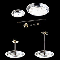 Adjustable Stainless Steel Incense Burner Holder for Coil and Stick Incense