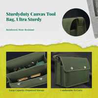 Foldable tool bag with pouches