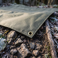 Waterproof PE Ground Tarp for Outdoor Camping and Picnics, Thickened Moisture-Proof Tent Footprint