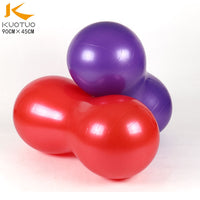 Kuotuo PVC Peanut Yoga Ball, Thickened Explosion-Proof Fitness Ball for Exercise and Therapy