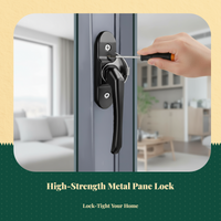 Child-safe sliding hook lock
