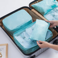 7-Piece Travel Luggage Organizer Set for Clothes and Accessories