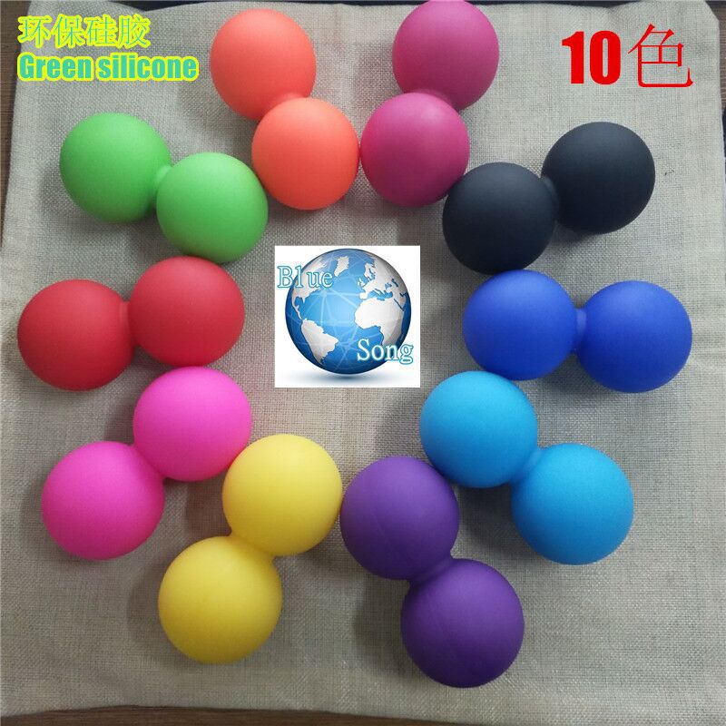 330g Silicone Fascia Ball Yoga Peanut Massage Ball for Muscle Relaxation