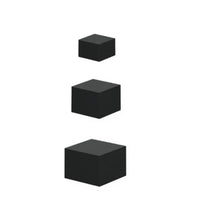 Black Acrylic Display Riser Easy to Clean Acrylic Display Riser Reusable