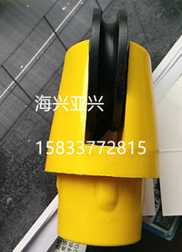 羽毛球柱顶轮配件球架上面的轮走线轮网柱顶部滑轮架线轮