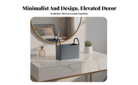 Cylindrical Storage container Multiple Compartments Multi-Compartment holder for Vanity