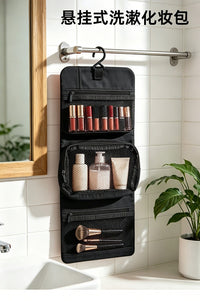 Portable Travel Toiletry Bag 3-in-1 Organizer with Flip Closure