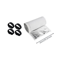 Air Conditioners  tube Sleeve with Straps Outdoor Air Conditioners  tube Insulation Cover Heat-Reflective Ductless System Piping Conduit Protector Sleeve