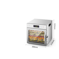 Built-in Light Stainless Steel Food Dehydrator Mesh Trays Countertop Food Dehydrator