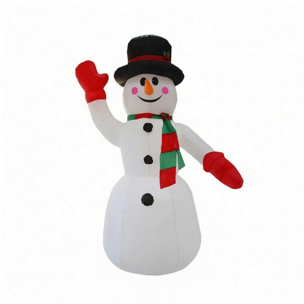 Outdoor Christmas Snowman Easy to Use Inflatable Snowman Foldable Yard Decoration Festive for Entryways, Party