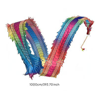 Dragon Dance Head Scale-Patterned Dragon Dance Costume Prop Colorful