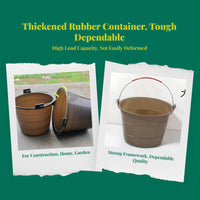 Durable plastic pail for storage