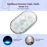 Cordless car LED strip, auto on/off