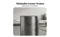 Cylindrical Metal Pedestal Minimalist Design Side Table Modern Italian-inspired minimalist design for Bedroom
