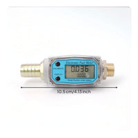 Flow Meter with Digital Display Digital Impeller tester Volumetric Meter Stable for Workshop
