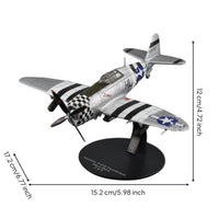 Display Plane Model Painted Feature Metal Airplane Model Collectible
