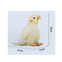 Soft Parrot Colorful Parrot Stuffed Animal Stuffed Bird Soft Toy Cuddly for Children, Nursery, Claw Machine