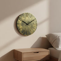 Large 3D Wall Clock Easy to Read Home Decor Non-Ticking for Bedroom, Living Room