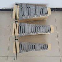 Orff Instrument Aluminum Metallophone with 12 or 15 Tones