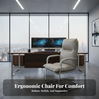Reclining Task Chair with Footrest Ergonomic Design Office Furniture for video game enthusiasts