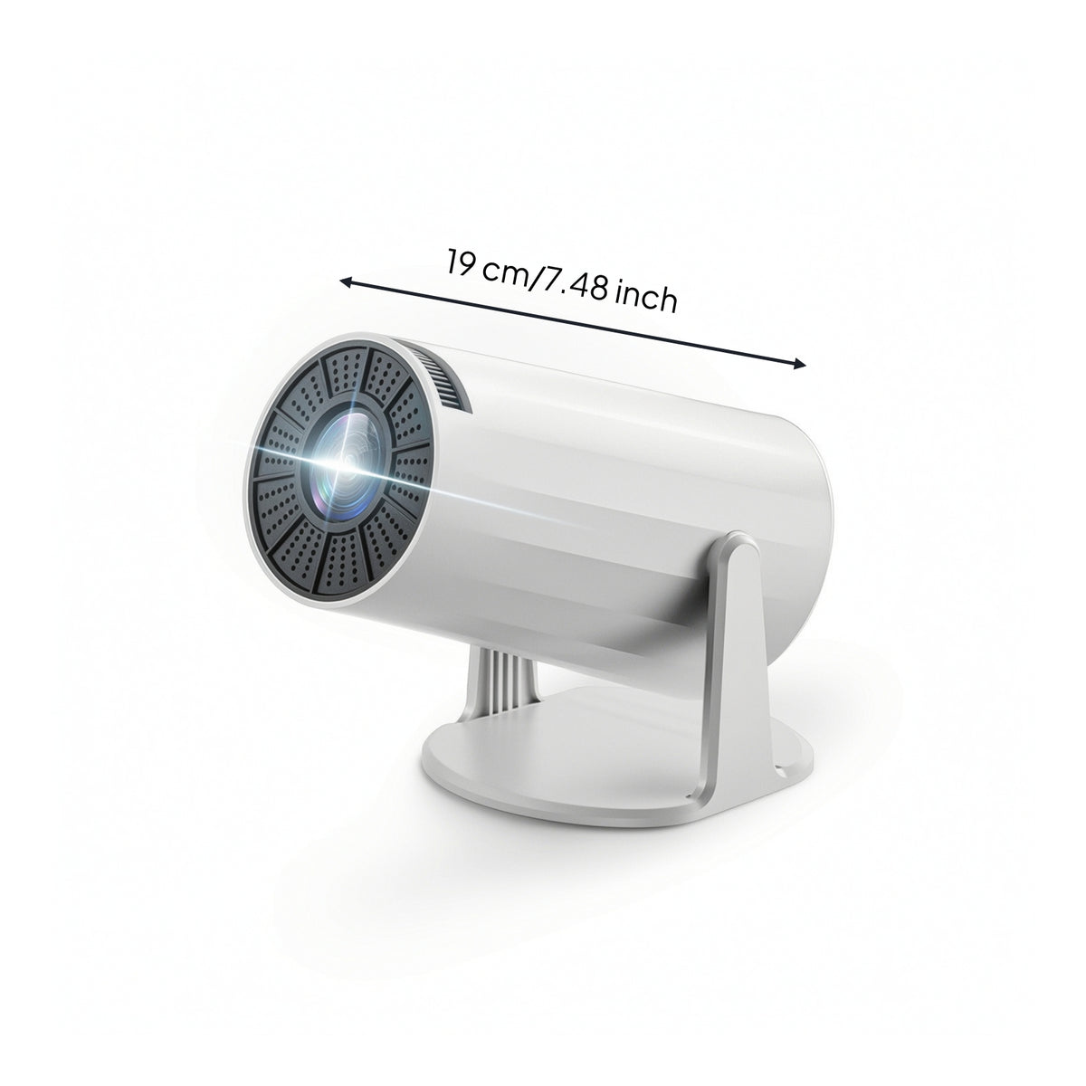 4K Support Mini Display Device with Stand Autofocus Display Device with WiFi and Bluetooth Compact Stable for Home Theater