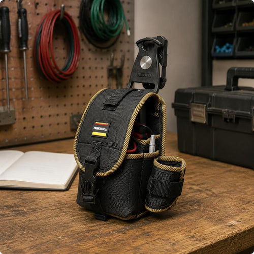 Rotating Tool Pouch Quick Release Utility Belt Portable for Repairs, Technicians