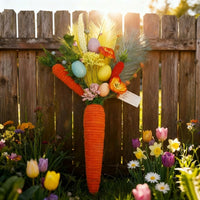 Carrot Hanging Decoration Festive Design Artificial Carrot Decoration Bright Colors Easter Hanging Ornament for Families, Living Room, Home, Fireplace