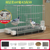 鸽子笼子家用养鸽专用笼折叠鸽笼鸽舍鸽子窝可配对大号繁殖鸽子笼