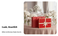 Paper Gift Box, Large Red Wedding Favor, Creative Holiday Gift Packaging, High-End Empty Box