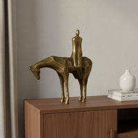 Horse Sculpture Indoor Decoration Horse Figurine Artistic Design Animal Statue for Villa