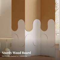 Accordion-Fold Screen Foldable Room Divider Minimalist for Homeowners, Renters