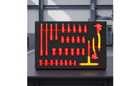 30 Pieces Heavy-Duty Automotive Repair Tool Kit High-Voltage Insulated Tool Kit Portable Insulated Hand Tools Sturdy for Electricians