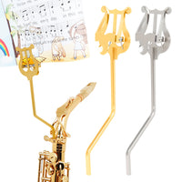 Portable Marching Lyre Sheet Music Holder with Sliding Adjustment