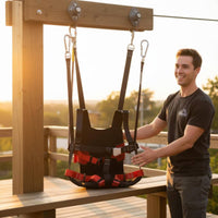 High-Strength Straps Aerial Glide Seat Harness Aluminum Buckle Aerial Glide Safety Seat Easy to Put on for Amusement Park