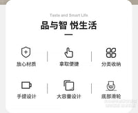 卫生间置物架落地浴室家用换洗衣物脏衣服收纳筐厕所洗衣液收纳架 白色加高中号