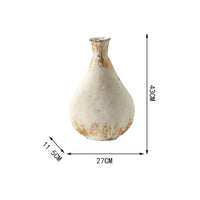 Flower Vase New Chinese Style Decorative Vase Earthy Home Decor for Guesthouse