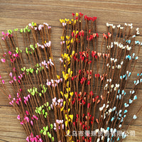 65cm Artificial Berry Green Leaf Garland for DIY Wreaths and Crafts