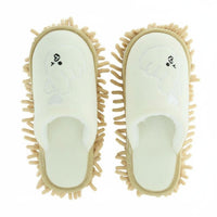 Mop Slippers Quiet Washable Microfiber Mop Shoes Highly Absorbent for Bathroom
