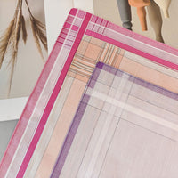 29cm Cotton Jacquard Handkerchief Set of 9