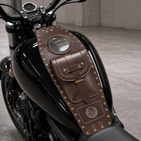 MotorcycleFront Bag Simple Installation Motorcycle Front Bag with Window Heavy Duty for Cruise Riders, Commuters, Road Trips