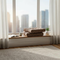 Thick Tatami Cushion Supportive Square Tufted Floor Pillow Deformation Resistant Square Tufted Cushion for Bay Window, Balcony