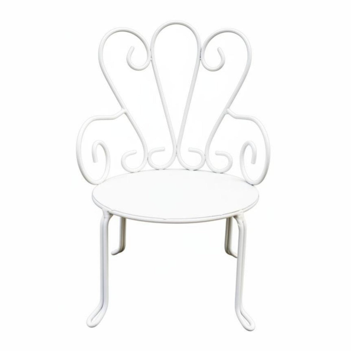 Miniature Chair Pot Holder adaptable Photography accessory Heart-Shaped Backrest