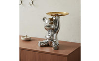 Rabbit Key Tray Decorative Rabbit Catchall Tray Mirror Finish for Entryway