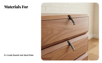 Rotating Drawer Nightstand Wabi-Sabi Aesthetic Rotating Storage Cabinet