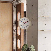 Battery Operated Double-Sided Wall Clock Easy to Read Home Decor Modern Minimalist Design for Office