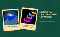 Cordless LED Ambient Light for Car Interior Decoration