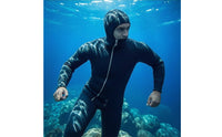 7mm Two-Piece Wetsuit Cold-Water Hooded Wetsuit Thermal Diving Suit Split for Divers, Spearfishers, Winter Surfing
