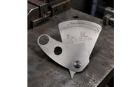 Stainless Steel Weld Gauge Fabrication Angle Gauge Compact Workshop Tool for Welders, Job