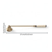 Candle Snuffer Antique-Style Brass Candle Snuffer Smooth for Altar